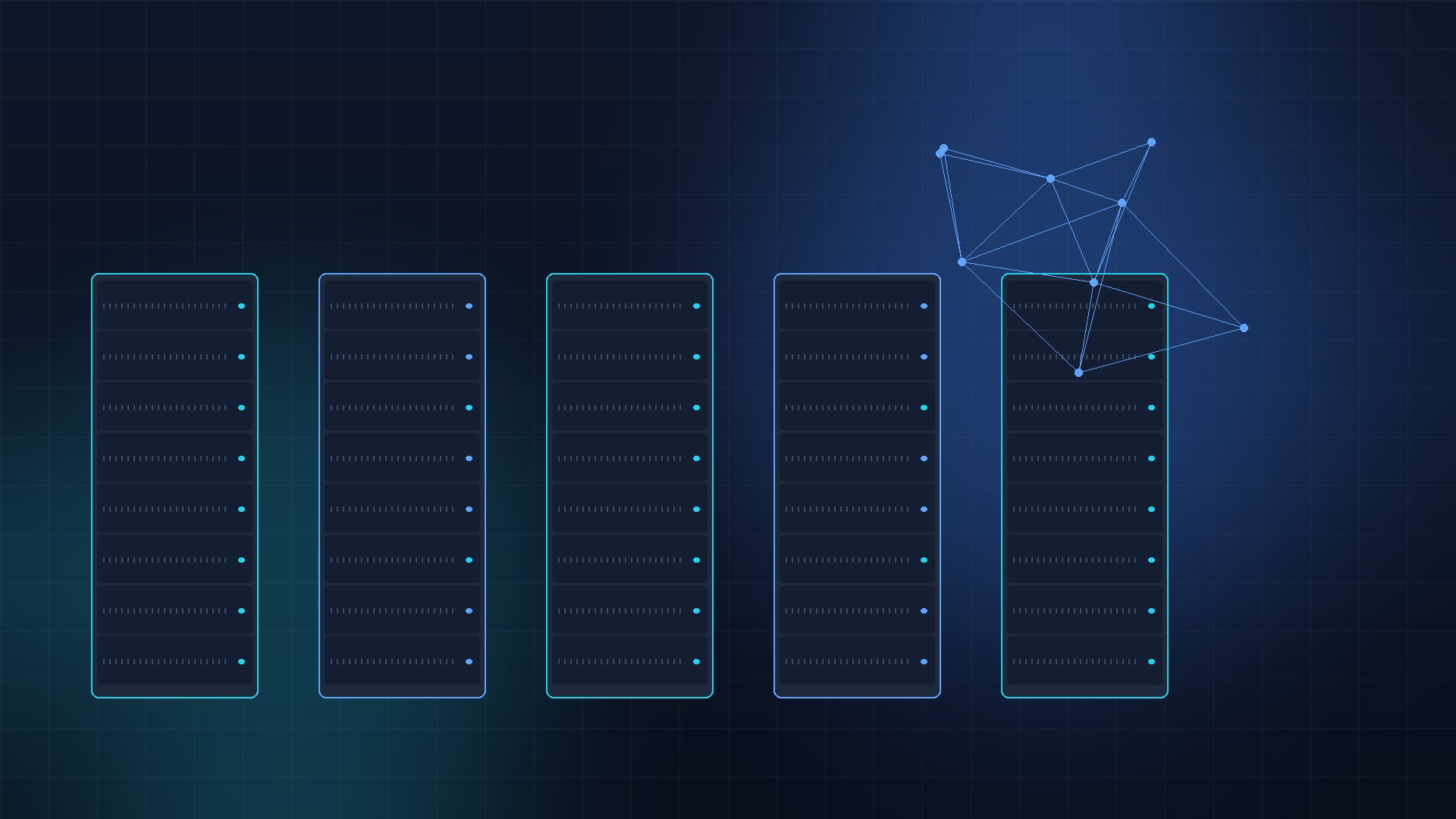 HostLynx data center with high-performance servers